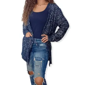 Women Cardigan Knitwear - Dark Blue