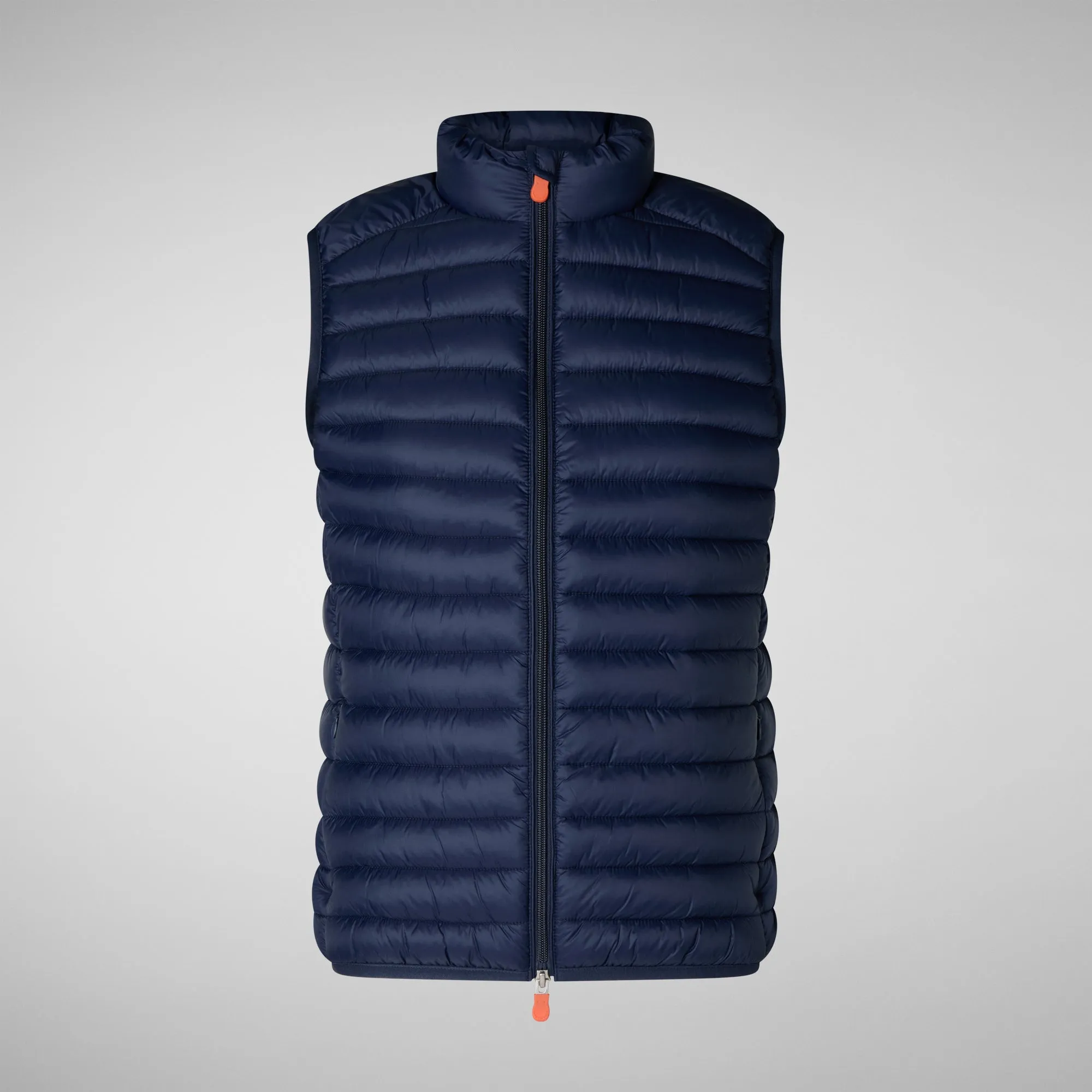 Women's Animal free Puffer Vest Charlotte in Navy Blue