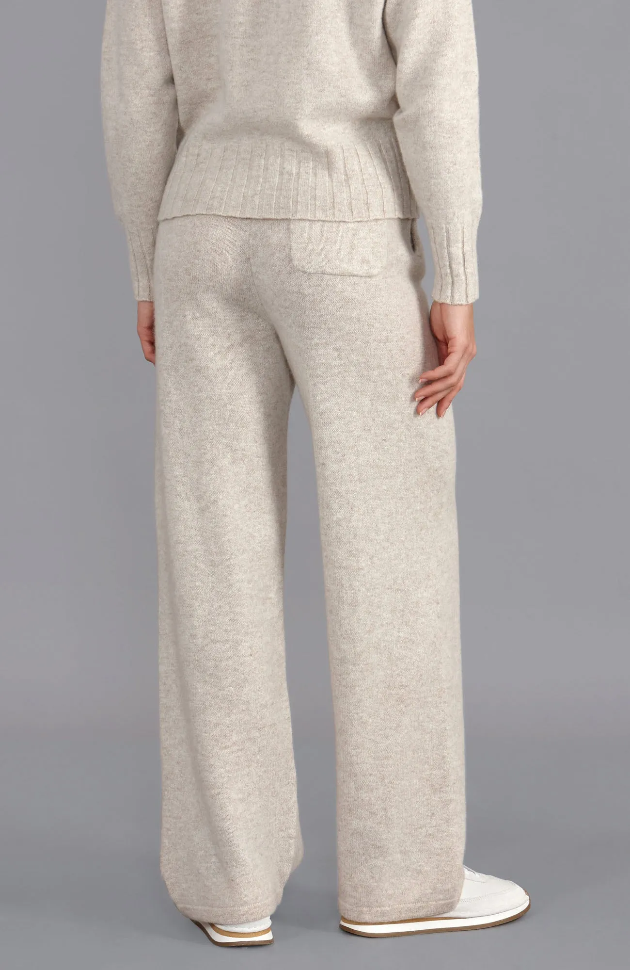 Womens Lambswool Knitted Trousers